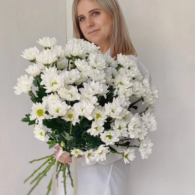 Букет «Ромашка» — свежесть белых хризантем в деревенском стиле Бокситогорск Ленинградская область Букет «Ромашка» — свежесть белых хризантем в деревенском стиле Бокситогорск Ленинградская область