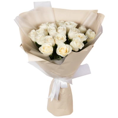 Букет «Эйфория» из 19 белых роз — символ чистой светлой любви Бокситогорск Ленинградская область Букет «Эйфория» из 19 белых роз — символ чистой светлой любви Бокситогорск Ленинградская область