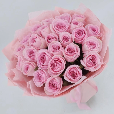 Букет из нежно-розовых роз – элегантность в каждом лепестке Бокситогорск Ленинградская область Букет из нежно-розовых роз – элегантность в каждом лепестке Бокситогорск Ленинградская область