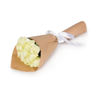 Букет из белых роз в крафте Бокситогорск Ленинградская область Букет из белых роз в крафте Бокситогорск Ленинградская область